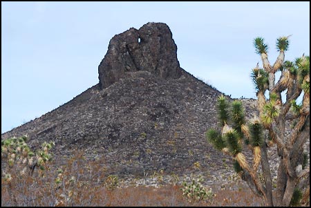 Shaman's Eye in the northern part of the Mojave